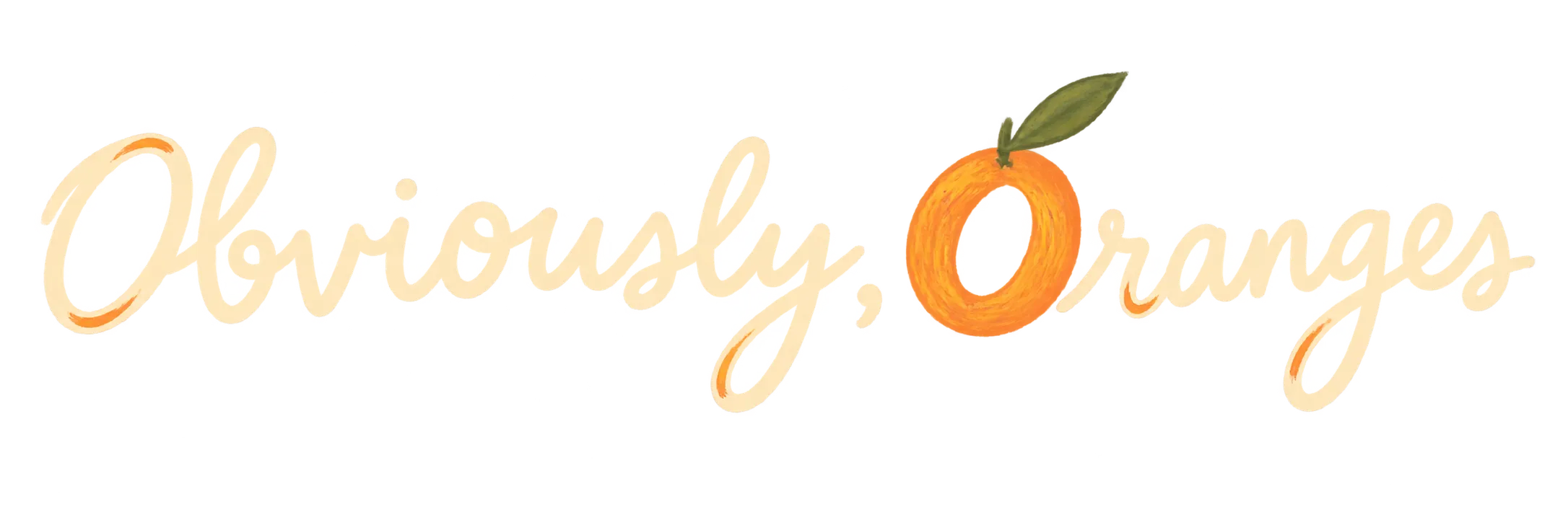 Obviously, Oranges game logo